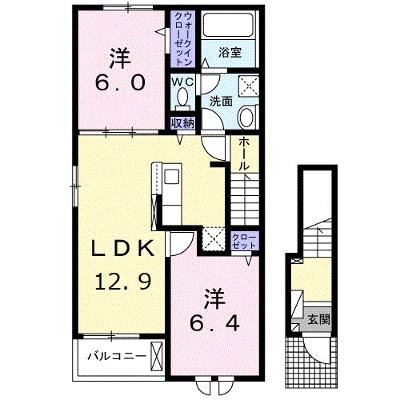 モアナＡ 201【管理NO：1-026910601-02010】 ★家具家電は申し込み後に搬入します★ ★2026年09月中旬入居可能★の物件画像