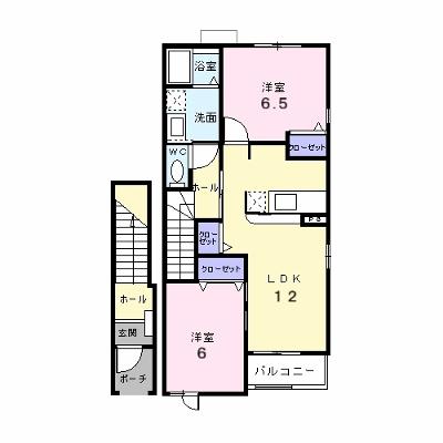 フィオーレＡ 205【管理NO：1-014110101-02050】 ★家具家電は申し込み後に搬入します★ ★2026年08月下旬入居可能★の物件画像