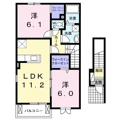 クロスサンフィールドⅡ 201【管理NO：1-018757402-02010】 ★家具家電は申し込み後に搬入します★ ★2026年08月下旬入居可能★の物件画像