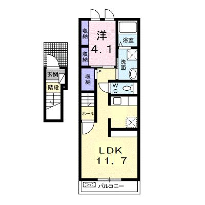 サン　メゾン　Ｆ 202【管理NO：1-020708801-02020】 ★家具家電は申し込み後に搬入します★の物件画像