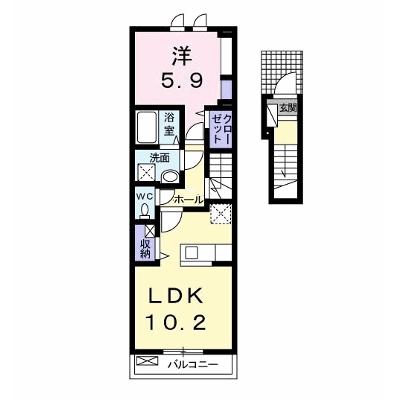 グランド　ソレイユ 202【管理NO：1-022839301-02020】 ★家具家電は申し込み後に搬入します 2026年08月下旬入居可能の物件画像