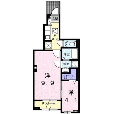 サリーチェ唐津 102【管理NO：1-027337101-01020】 ★家具家電は申し込み後に搬入します★ ★2026年08月下旬入居可能★の物件画像