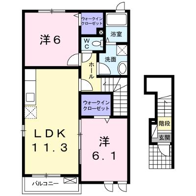 クレシータ・Ｋ 201【管理NO：1-016352601-02010】 ★家具家電は申し込み後に搬入します★ ★2026年09月中旬入居可能★の物件画像