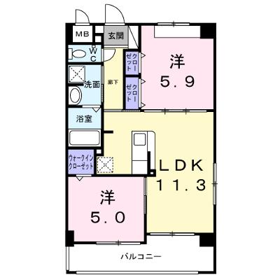 Ｍａｉｓｏｎ　Ｑｏｏ 401【管理NO：1-028098801-04010】 ★家具家電は申し込み後に搬入します★ ★2026年09月下旬入居可能★の物件画像