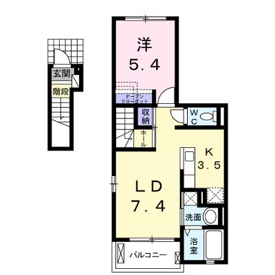 Ｌｉｂｅｒｔｙ東合川 202【管理NO：1-021115601-02020】 ★家具家電は申し込み後に搬入します★の物件画像