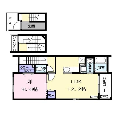 メゾン　ＫＩＴＥ（カイト） 302【管理NO：1-021327001-03020】 ★家具家電は申し込み後に搬入します★ ★2026年08月下旬入居可能★の物件画像
