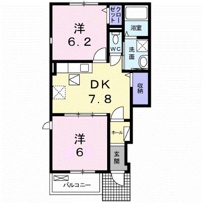 ウエストヴィレッジⅡ 101【管理NO：1-021202902-01010】 ★家具家電は申し込み後に搬入します★ ★2026年09月中旬入居可能★の物件画像