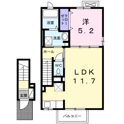 ビカ・フェリーチェ 203【管理NO：1-023748401-02030】 ★家具家電は申し込み後に搬入します★ ★2026年09月上旬入居可能★の物件画像
