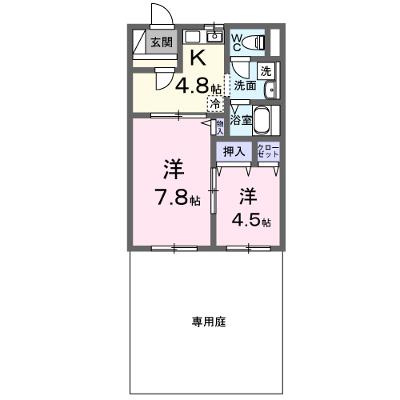 Ｊ・フローレンス 102【管理NO：1-099396801-01020】 ★家具家電は申し込み後に搬入します★ ★2026年09月中旬入居可能★の物件画像