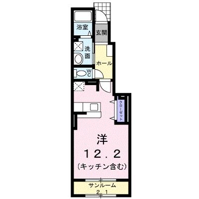 プレシャス　手屋 104【管理NO：1-016685801-01040】 ★家具家電は申し込み後に搬入します 2026年08月下旬入居可能の物件画像