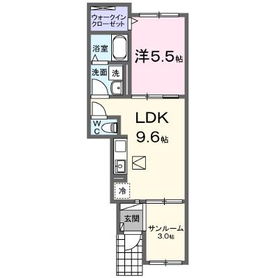 ボヌール・アンジュ 103【管理NO：1-028571901-01030】 ★家具家電は申し込み後に搬入します★ ★2027年02月上旬入居可能★の物件画像