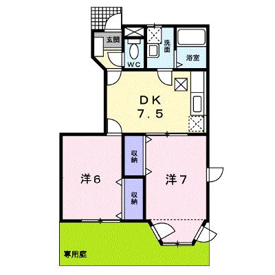 天王森　Ⅱ 101【管理NO：1-011649901-01010】 ★家具家電は申し込み後に搬入します★の物件画像