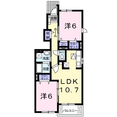 メゾン・ローレル　Ⅱ 101【管理NO：1-015248101-01010】 ★家具家電は申し込み後に搬入します★ ★2026年09月上旬入居可能★の物件画像