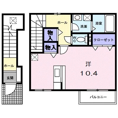 エクセランクール 202【管理NO：1-013076101-02020】 ★家具家電は申し込み後に搬入します★ ★2026年09月中旬入居可能★の物件画像