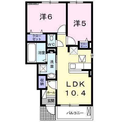 翔タイムⅠ 105【管理NO：1-023877101-01040】 ★家具家電は申し込み後に搬入します★ ★2026年09月中旬入居可能★の物件画像