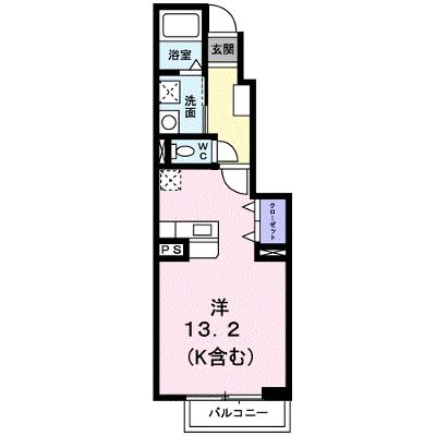 エヴァＤ 102【管理NO：1-013293401-01020】 ★家具家電は申し込み後に搬入します★ ★2026年08月上旬入居可能★の物件画像