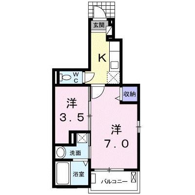 グランツ・フジ 101【管理NO：1-017393301-01010】 ★家具家電は申し込み後に搬入します★ ★2026年08月下旬入居可能★の物件画像