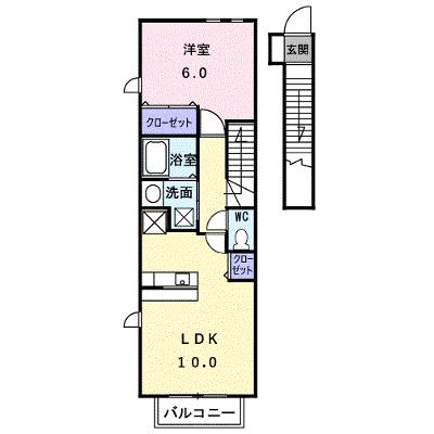 ベルセフォネⅠ 203【管理NO：1-016751701-02030】 ★家具家電は申し込み後に搬入します★ ★2026年08月下旬入居可能★の物件画像