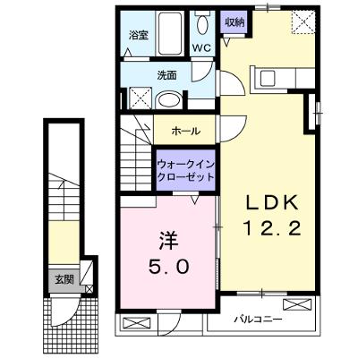 ブライト・サニー大洲河原 203【管理NO：1-022489001-02030】 ★家具家電は申し込み後に搬入します★ ★2026年09月下旬入居可能★の物件画像