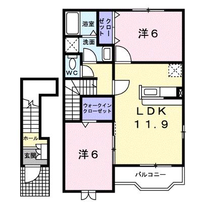 グランシャリオＢ 202【管理NO：1-015536802-02020】 ★家具家電は申し込み後に搬入します★ ★2026年09月上旬入居可能★の物件画像