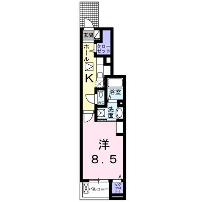 ル　レーヴＢ 106【管理NO：1-025118102-01050】 ★家具家電は申し込み後に搬入します 2026年08月上旬入居可能の物件画像