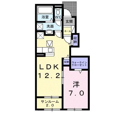 シャトルガーデンＦＳ．Ⅳ 102【管理NO：1-026492302-01020】 ★家具家電は申し込み後に搬入します 2026年09月中旬入居可能の物件画像