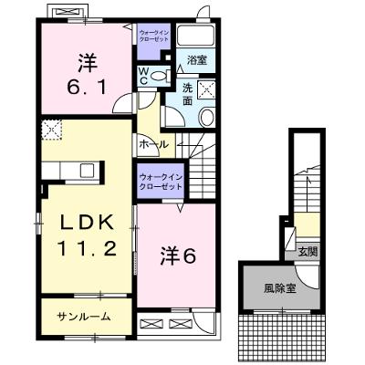 アトレⅡ 201【管理NO：1-018443701-02010】 ★家具家電は申し込み後に搬入します★ ★2026年09月上旬入居可能★の物件画像