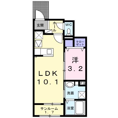 グラース 102【管理NO：1-028253801-01020】 ★家具家電は申し込み後に搬入します★ ★2026年08月下旬入居可能★の物件画像