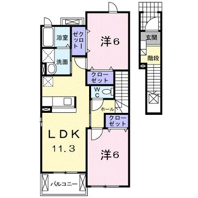インフォローズＡ 202【管理NO：1-013593201-02020】 ★家具家電は申し込み後に搬入します★ ★2026年08月下旬入居可能★の物件画像