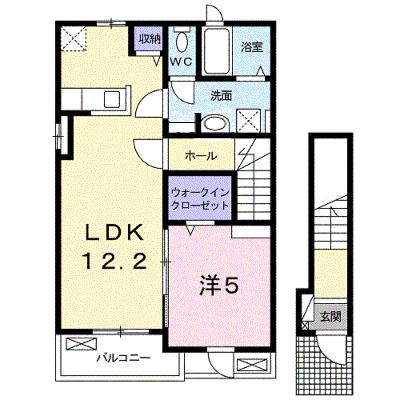 カーサ　アリエッタ　Ｃ 201【管理NO：1-025527401-02010】 ★家具家電は申し込み後に搬入します★ ★2026年08月上旬入居可能★の物件画像