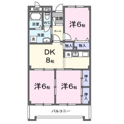 ハイツリュミエール 302【管理NO：1-004990901-03020】 ★家具家電は申し込み後に搬入します★ ★2026年09月上旬入居可能★の物件画像