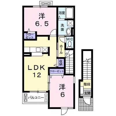 ヴィラ　アンソレイエＢ 203【管理NO：1-013373802-02030】 ★家具家電は申し込み後に搬入します★ ★2026年08月下旬入居可能★の物件画像