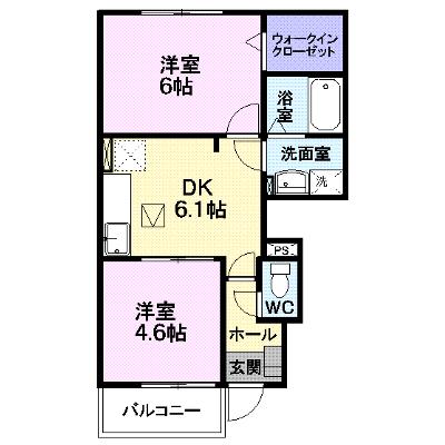 エーデルハイム　Ａ 112【管理NO：1-012508701-01020】 ★家具家電は申し込み後に搬入します★の物件画像
