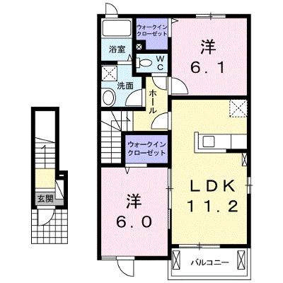 シェルトⅠ 202【管理NO：1-020532501-02020】 ★家具家電は申し込み後に搬入します★の物件画像