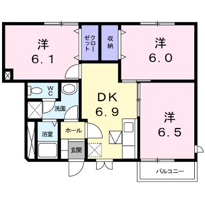 アーバンハイツ岩崎Ｃ 102【管理NO：1-009429601-01020】 ★家具家電は申し込み後に搬入します★ ★2026年10月下旬入居可能★の物件画像