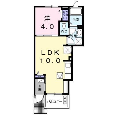 ラフィーシアＢ 102【管理NO：1-020267801-01020】 ★家具家電は申し込み後に搬入します★ ★2026年10月中旬入居可能★の物件画像