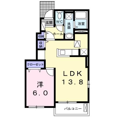 ミーティアＡ 101【管理NO：1-019097801-01010】 ★家具家電は申し込み後に搬入します★ ★2026年08月下旬入居可能★の物件画像