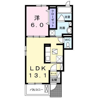 メゾン　トライアングル 101【管理NO：1-021375501-01010】 ★家具家電は申し込み後に搬入します 2026年09月中旬入居可能の物件画像