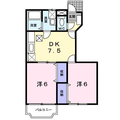 レリーフ　ウェステリアＢ 103【管理NO：1-011214802-01030】 ★家具家電は申し込み後に搬入します 2026年08月下旬入居可能の物件画像