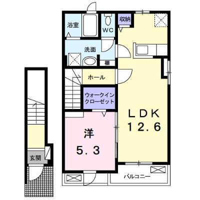 ローマアリエス．Ｃ 204【管理NO：1-027286403-02040】 ★家具家電は申し込み後に搬入します★ ★2026年08月中旬入居可能★の物件画像