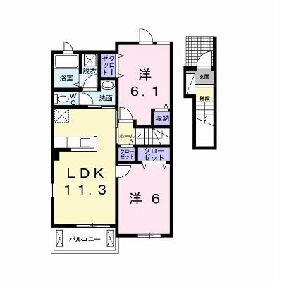 シエロ 202【管理NO：1-020368501-02020】 ★家具家電は申し込み後に搬入します 2026年08月中旬入居可能の物件画像