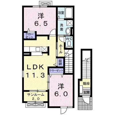ベルヴィル松代　Ｂ 201【管理NO：1-014619502-02010】 ★家具家電は申し込み後に搬入します 2026年08月上旬入居可能の物件画像