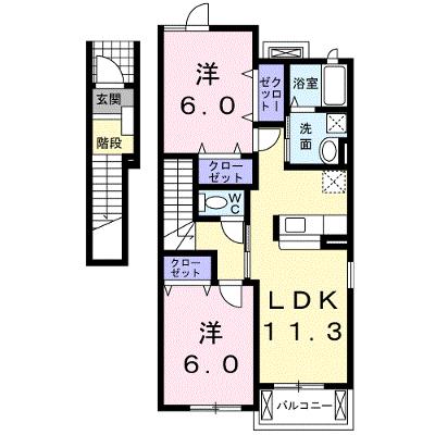 ミント　ブリーゼ 201【管理NO：1-015537501-02010】 ★家具家電は申し込み後に搬入します★の物件画像