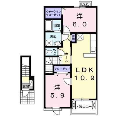 ラフィネ 205【管理NO：1-021872301-02050】 ★家具家電は申し込み後に搬入します 2026年08月下旬入居可能の物件画像