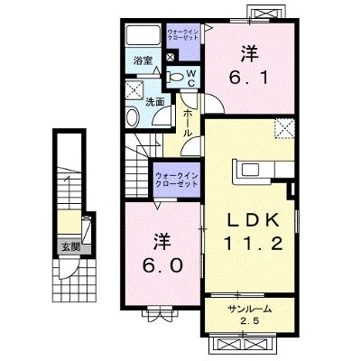 ヴィラージュＳ　Ⅴ 204【管理NO：1-023791201-02040】 ★家具家電は申し込み後に搬入します 2026年09月下旬入居可能の物件画像