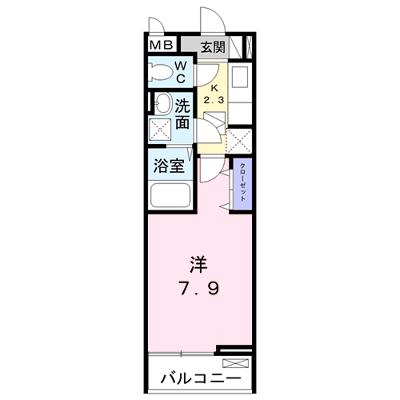 エスポアメゾン 101【管理NO：1-023595101-01010】 ★家具家電は申し込み後に搬入します★ ★2026年09月中旬入居可能★の物件画像