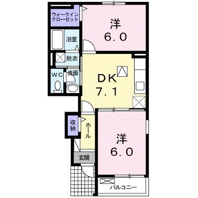 グッドベル　Ｂ 103【管理NO：1-017199902-01030】 ★家具家電は申し込み後に搬入します★の物件画像