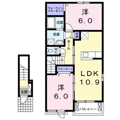 ＬＡＤＹＢＩＲＤ 202【管理NO：1-022431801-02020】 ★家具家電は申し込み後に搬入します★ ★2026年09月上旬入居可能★の物件画像