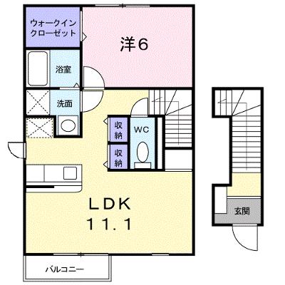 サンフラワーＡ 201【管理NO：1-011496401-02010】 ★家具家電は申し込み後に搬入します★ ★2026年09月中旬入居可能★の物件画像