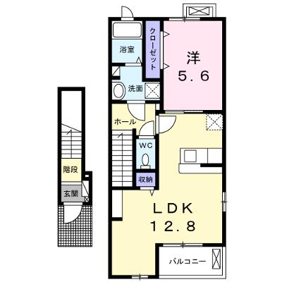 Ａｎｇｅ 203【管理NO：1-022612101-02030】 ★家具家電は申し込み後に搬入します★の物件画像